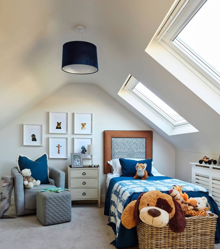 One of the children's bedrooms in Sarah Louise Dunne's home.