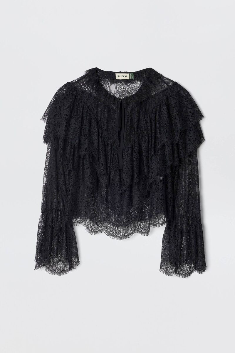 Fashion Lace Top, €435, RIXO. Fashion Lace Top, €435, RIXO.