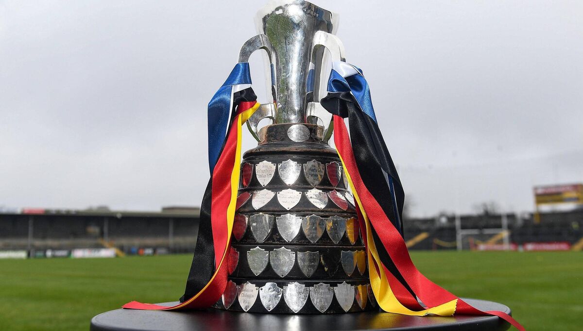 POLISH IT UP... The TUS Dr Harty Cup trophy will be on the line again this season. Pic: John Sheridan/Sportsfile