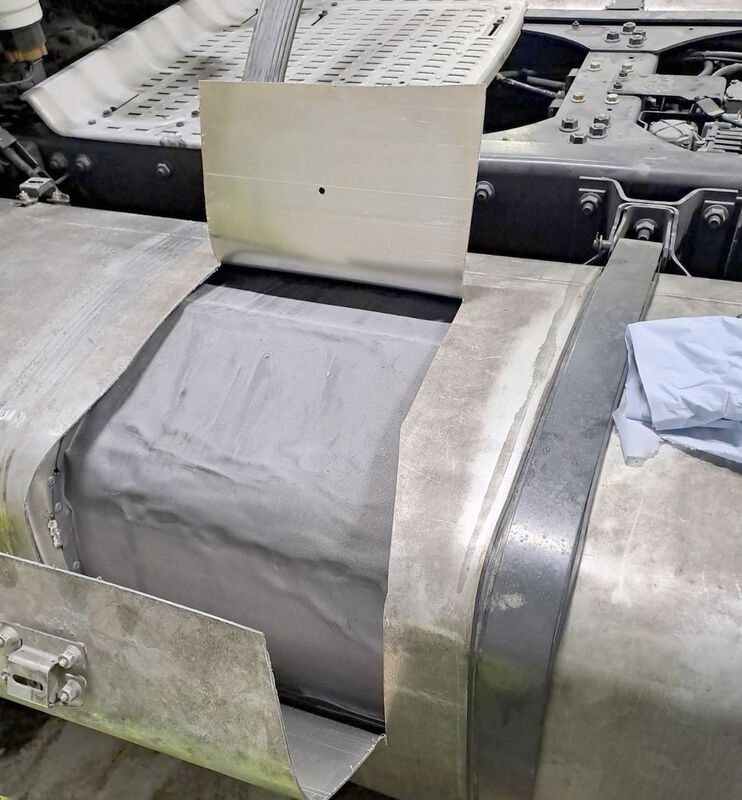 A lead-lined compartment which contained drugs worth €10.5m. Picture: An Garda Síochána/PA A lead-lined compartment which contained drugs worth €10.5m. Picture: An Garda Síochána/PA