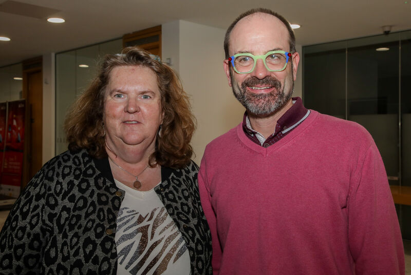 Anne Dunne and Des Lyons at the programme launch. Anne Dunne and Des Lyons at the programme launch.
