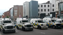 PSNI stop anti-internment parade in Belfast