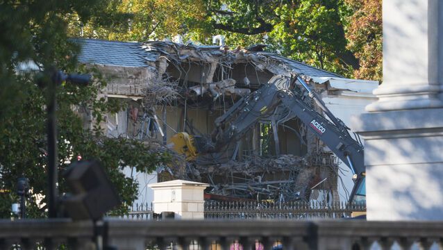 Work begins on the demolition of part of the East Wing of the White House (Evan Vucci/AP) Work begins on the demolition of part of the East Wing of the White House (Evan Vucci/AP)