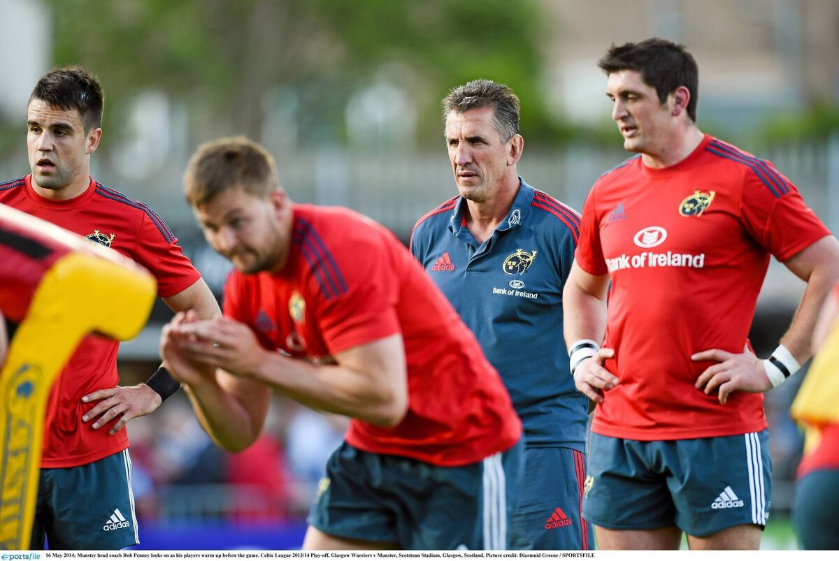 Rob Penney, the last New Zealander to be Munster head coach, was ahead of his time at the province. Pic: Diarmuid Greene / SPORTSFILE