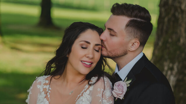 <p>Singer RuthAnne Cunningham and musician Ollie John Marland got married on May 21, 2022, after a covid postponement. The wedding was in Clonwilliam House in Wicklow.</p>