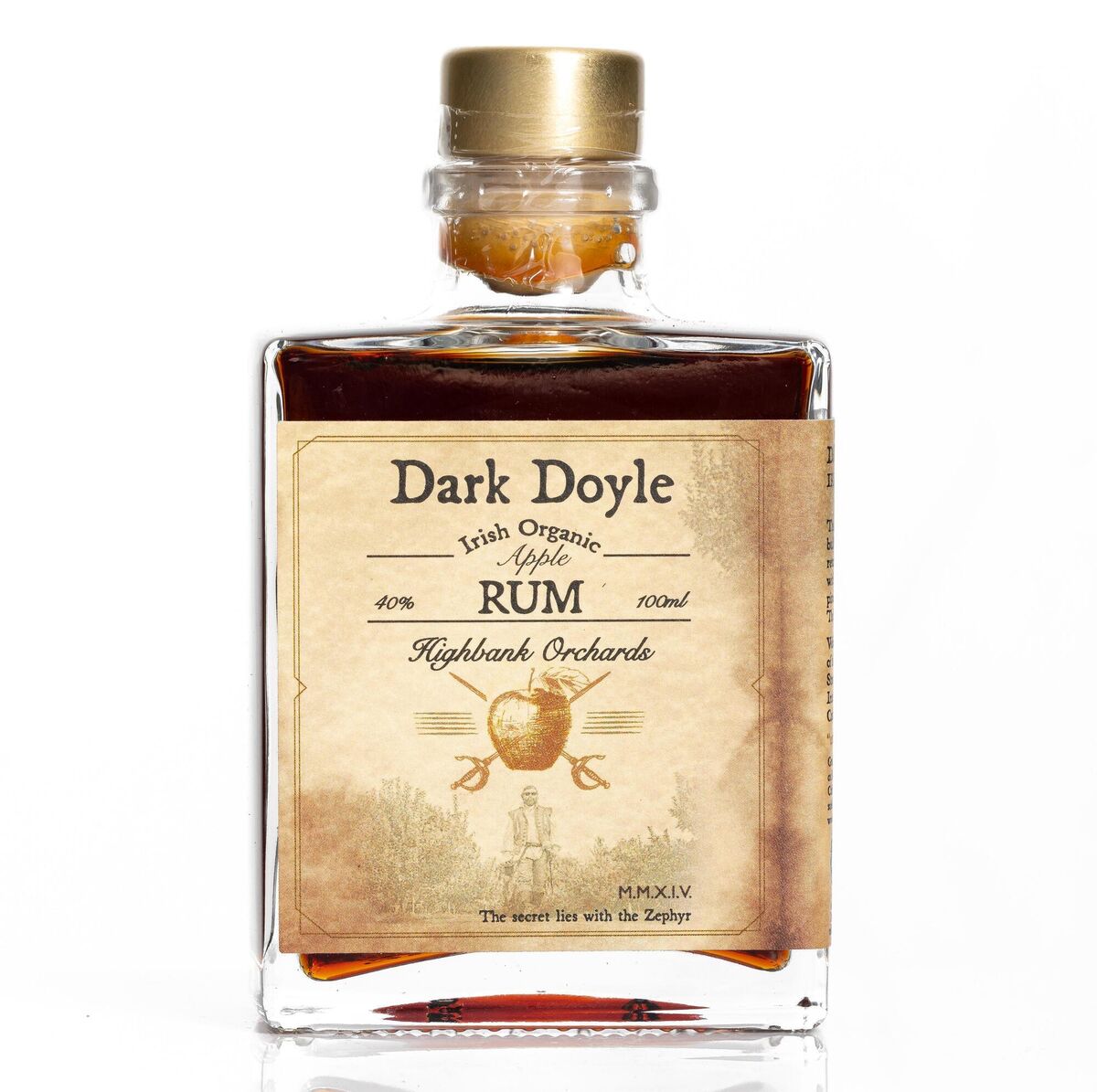 Highbank Orchards Organic ‘Dark Doyle’ Apple Rum, 40% ABV 50cl, €55