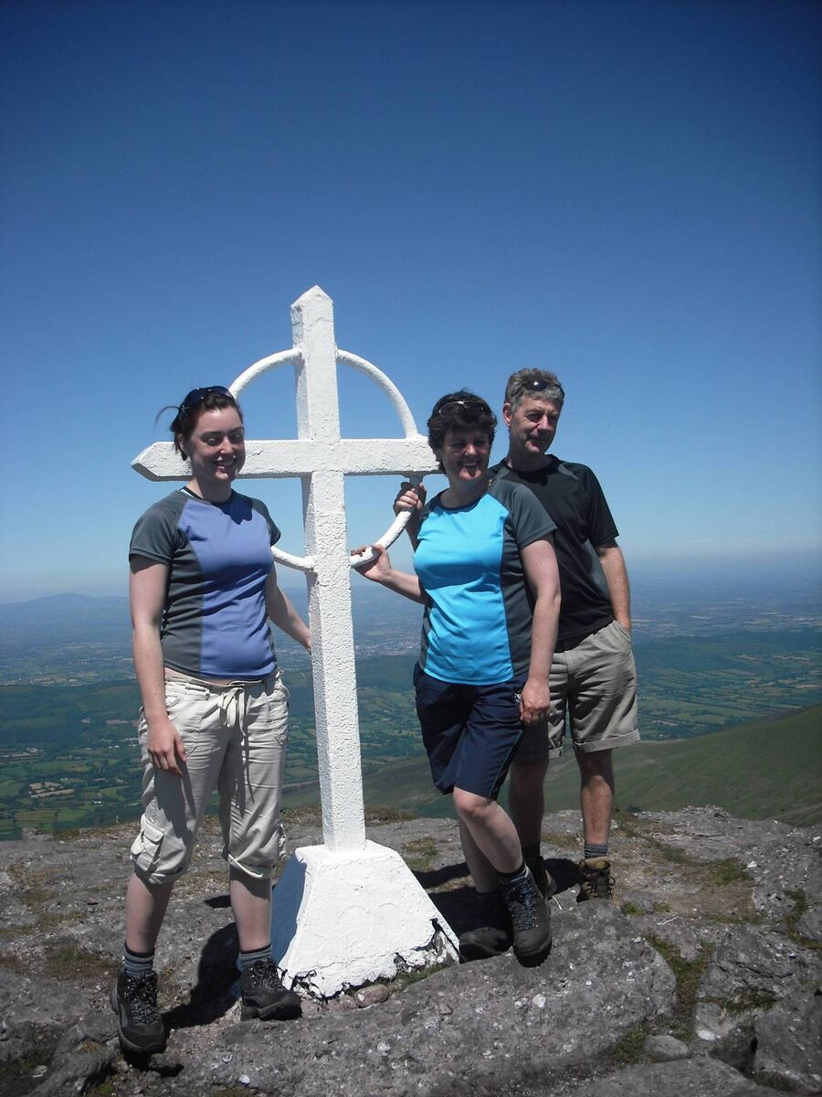 O'Reilly family from Thurles at the Galtymore Cross. Pictures: John G O'Dwyer O'Reilly family from Thurles at the Galtymore Cross. Pictures: John G O'Dwyer