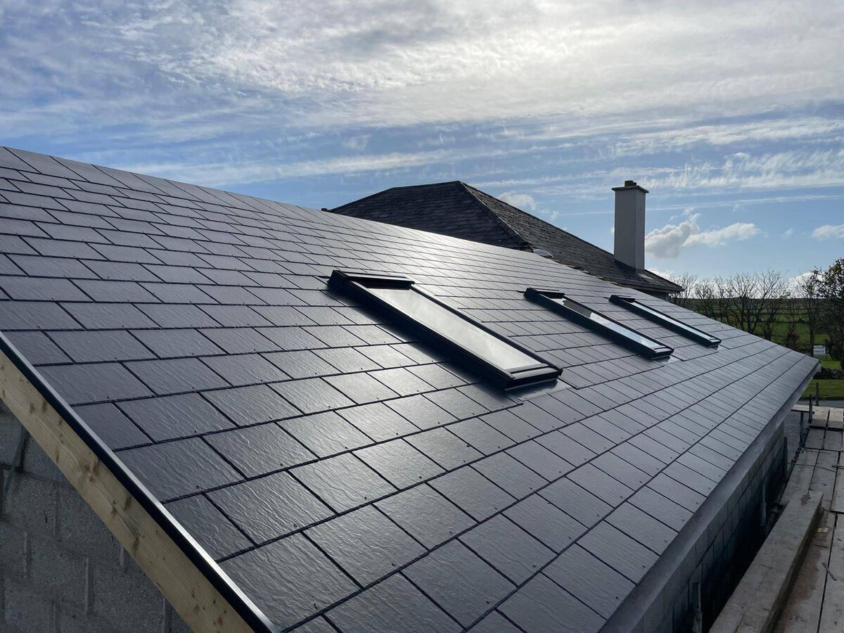 COMING TOGETHER: The roof is on at Tim O'Brien's home COMING TOGETHER: The roof is on at Tim O'Brien's home