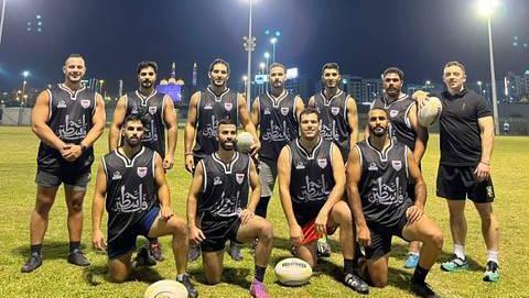 The Irish rugby coach standing shoulder to shoulder with a proud Palestinian team