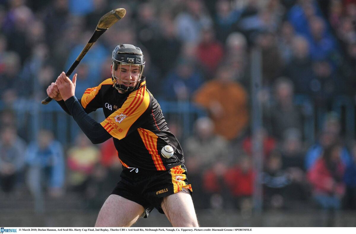 TYRO: Declan Hannon, Ard Scoil Ris, in the 2010 Harty Cup Final second replay with Thurles CBS. Picture: Diarmuid Greene / SPORTSFILE