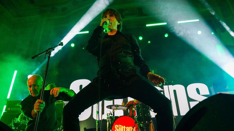 Niall O’Flaherty of the Sultans of Ping at City Hall on Saturday night. Picture: Noel Sweeney Niall O’Flaherty of the Sultans of Ping at City Hall on Saturday night. Picture: Noel Sweeney
