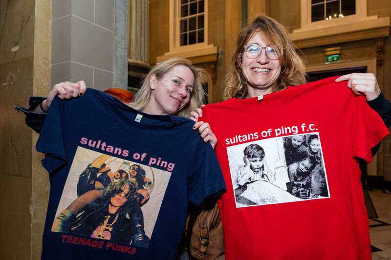 Sultans of Ping fans Marg Van Eenbergem and Mariken Smit travelled from Amsterdam especially for show at Cork City Hall. Pictures: Noel Sweeney Sultans of Ping fans Marg Van Eenbergem and Mariken Smit travelled from Amsterdam especially for show at Cork City Hall. Pictures: Noel Sweeney