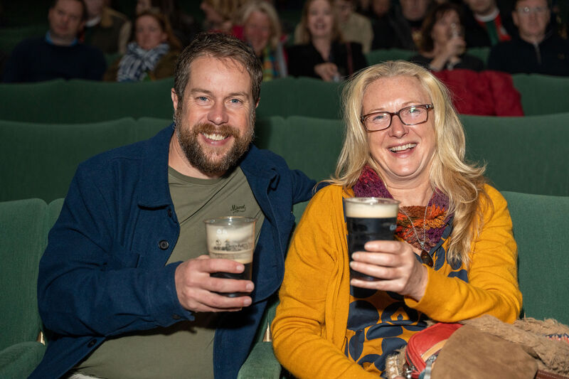 Sean Cahalane and Caitriona Cashman at the gig. Sean Cahalane and Caitriona Cashman at the gig.