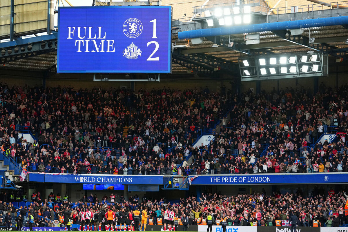 The Black Cats surprised Enzo Maresca's Chelsea to continue an already impressive Premier League season. Pic: Joanna Chan/AP