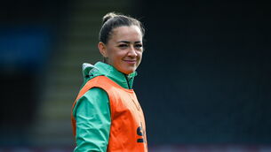 <p>HUNDRED AND COUNTING: International playoffs and Katie McCabe haven’t always been compatible bedfellows but, on the occasion of her 100th cap, this one in Belgium must. Picture: Stephen McCarthy/Sportsfile</p>