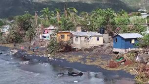 <p>Drone footage captured damage caused by Hurricane Melissa in Alligator Pond, a fishing village in Jamaica on Wednesday (October 29). Photo: Screenshot Reuters</p> <p>Drone footage captured damage caused by Hurricane Melissa in Alligator Pond, a fishing village in Jamaica on Wednesday (October 29). Photo: Screenshot Reuters</p>