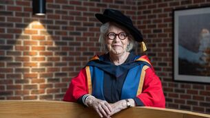 <p>Culinary pioneer Darina Allen, who co-founded Ballymaloe Cookery School in 1983 and, more recently, the Ballymaloe Organic Farm School, was conferred with an Honorary Doctorate by Munster Technological University (MTU) on Friday. Picture: Joleen Cronin.</p> <p>Culinary pioneer Darina Allen, who co-founded Ballymaloe Cookery School in 1983 and, more recently, the Ballymaloe Organic Farm School, was conferred with an Honorary Doctorate by Munster Technological University (MTU) on Friday. Picture: Joleen Cronin.</p>