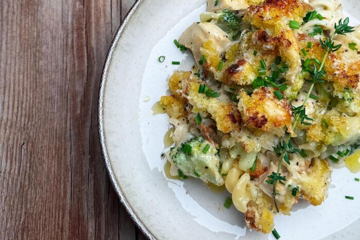 Creamy pasta bake