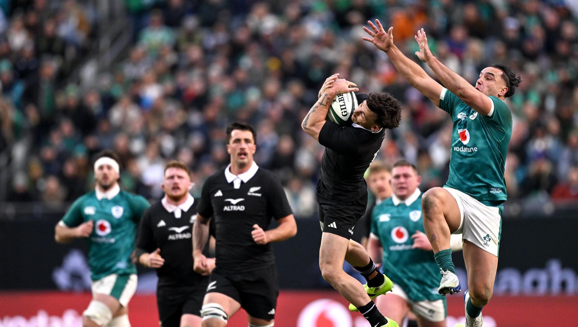 Ireland slump to defeat against All Blacks after disappointing final 20 minutes in Chicago