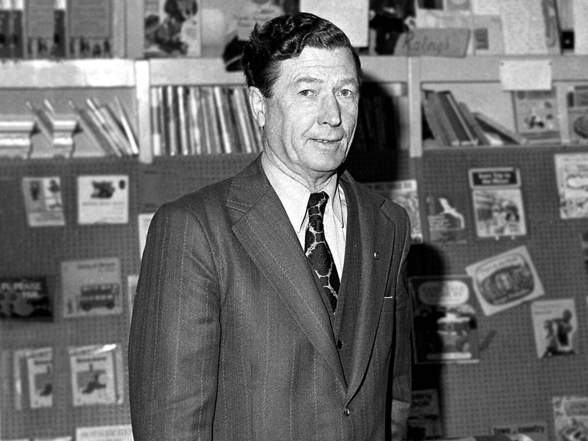 Padraig O Maidin, Cork County Librarian, pictured in 1974. Picture: Irish Examiner Archive 