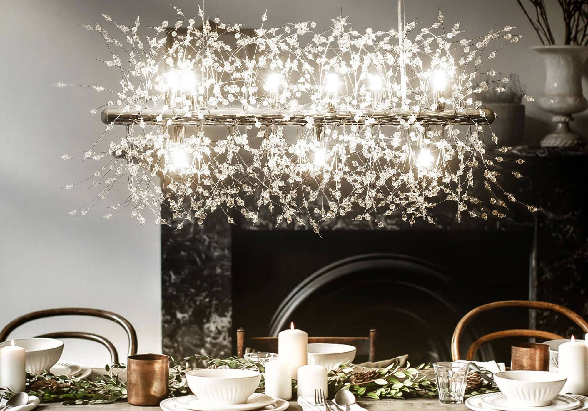 Glass chandeliers are trending. Our top picks will add sparkle to your home