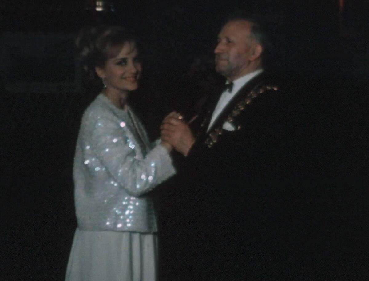 UK actress Sylvia Simms dances at Cork Film Festival in 1965. 