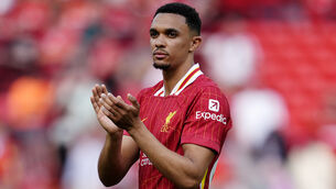 <p>Former Liverpool defender Trent Alexander-Arnold is expected to receive a hostile reception on his first return to Anfield (Nick Potts/PA)</p>