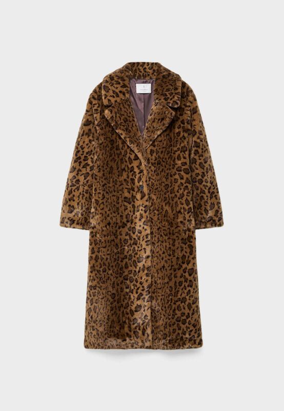 Leopard Print Coat, €79.99, Stradivarius.