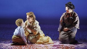 <p>Ewan Gaster, Celine Byrne and Hyona Kim in Irish National Opera’s Madama Butterfly. Picture: Ros Kavanagh</p> <p>Ewan Gaster, Celine Byrne and Hyona Kim in Irish National Opera’s Madama Butterfly. Picture: Ros Kavanagh</p>