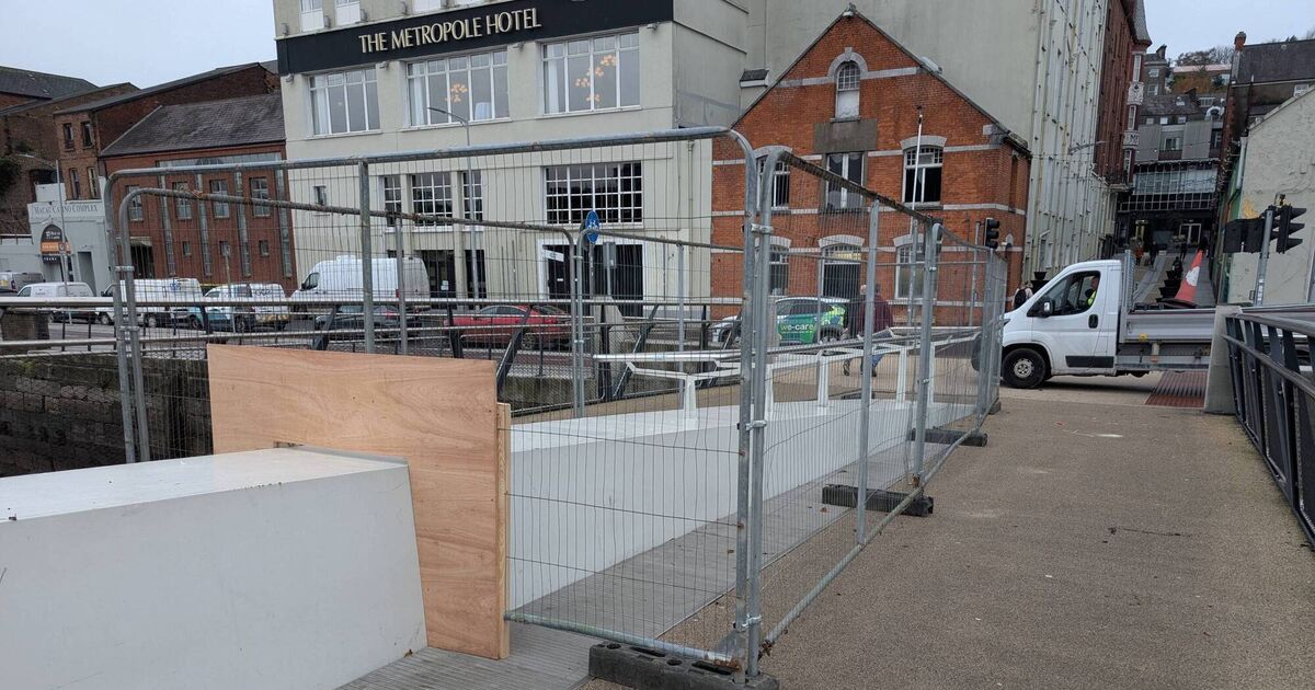 Cork City bridge damaged by cherry picker joyriders reopens