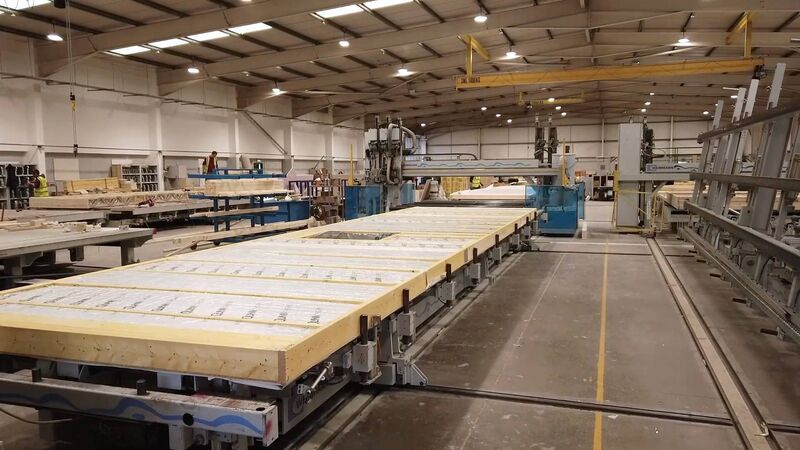 Time frame assembly at the Cygnum plant Time frame assembly at the Cygnum plant