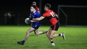 <p>Eddie Healy, MTU Kerry Campus and Hugh O'Connor, UCC, in action. Pic: Domnick Walsh/Eye Focus LTD,</p> <p>Eddie Healy, MTU Kerry Campus and Hugh O'Connor, UCC, in action. Pic: Domnick Walsh/Eye Focus LTD,</p>