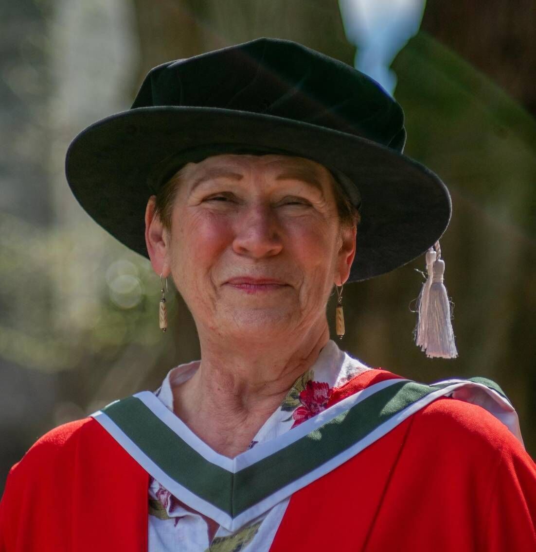 Flicka on her graduation day, having completed a PhD at UCC in 2022. Flicka on her graduation day, having completed a PhD at UCC in 2022.
