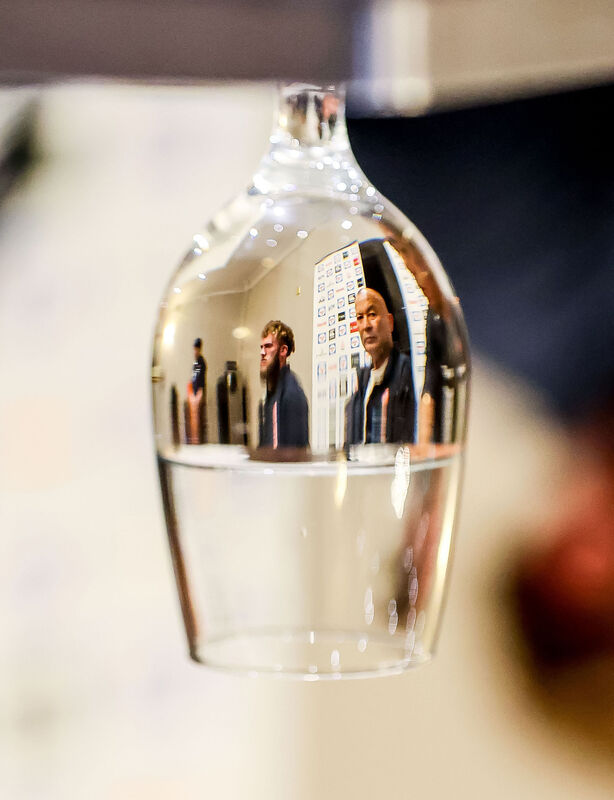 GLASS HALF FULL: Head Coach Eddie Jones. Pic: ©INPHO/Nick Elliott