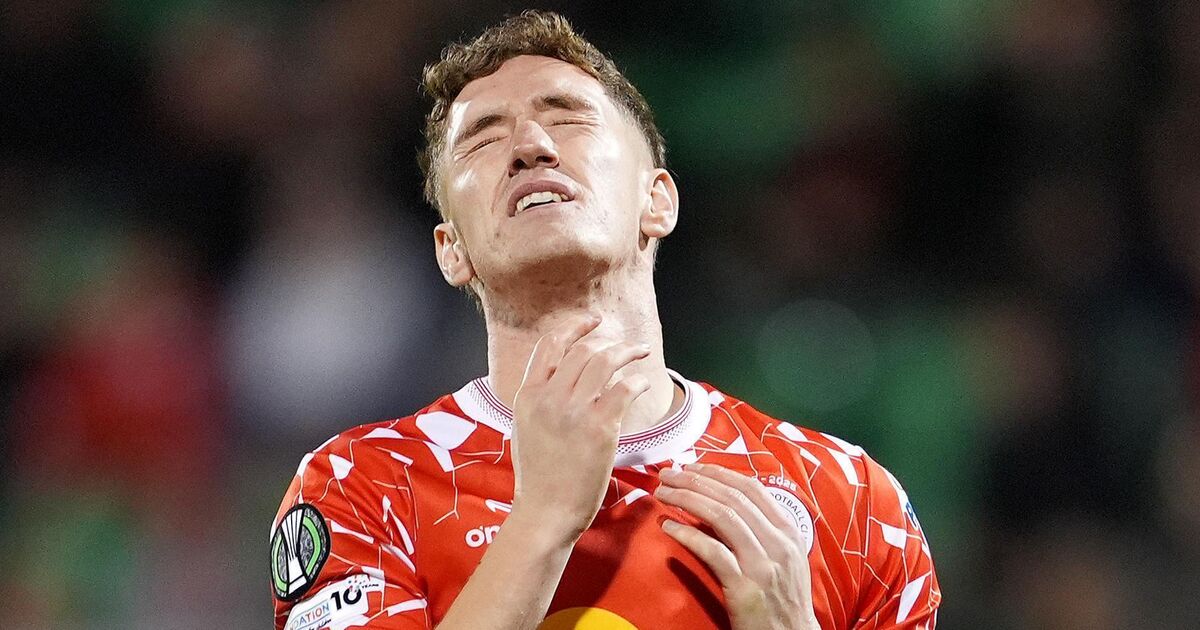 Ten-man Shelbourne face Conference League exit after loss to FC Drita