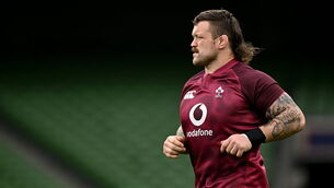 <p>Andrew Porter during an Ireland Rugby captain's run at the Aviva Stadium. Pic: Seb Daly/Sportsfile</p>