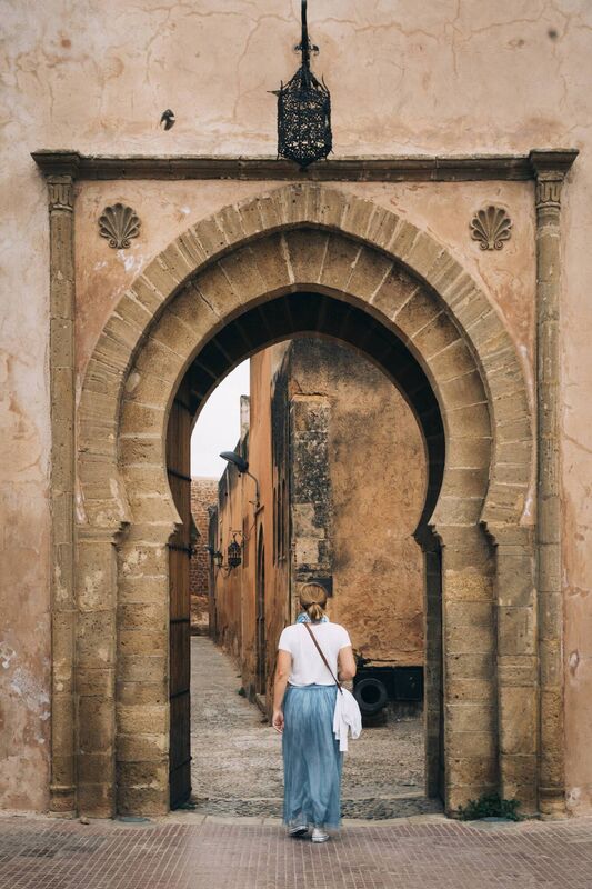 Exploring The Kasbah of the Udayas in Rabat, a Unesco World Heritage site.