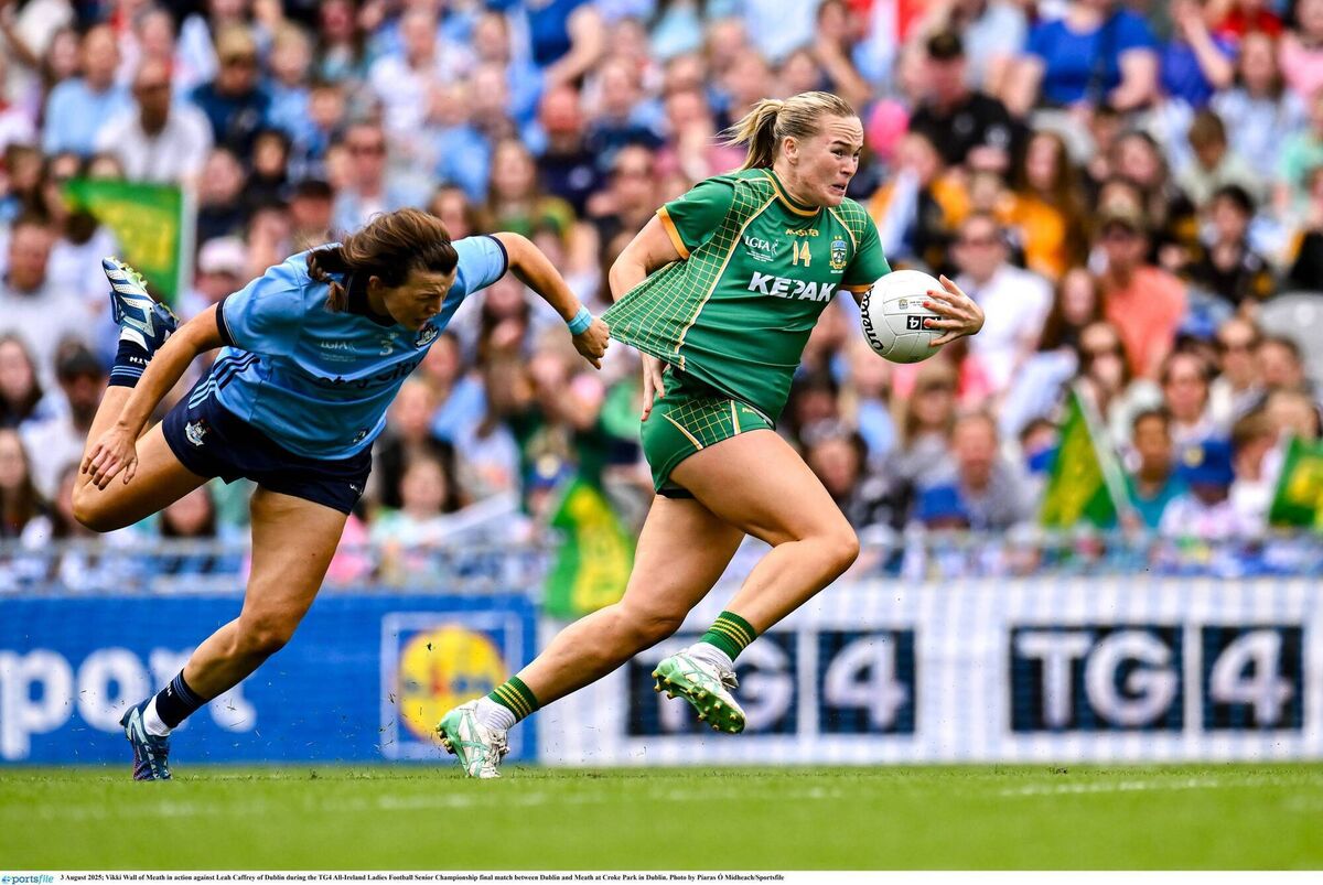 Meath footballer Vikki Wall. Pic: Piaras Ó Mídheach/Sportsfile 