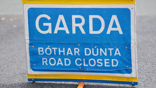 <p>The road is currently close for a technical examination by forensic collision investigators, and local diversions are in place. Picture: Leah Farrell/© RollingNews.ie</p>