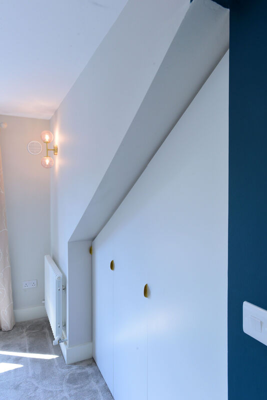 Use all available storage under eaves, says Jennifer.