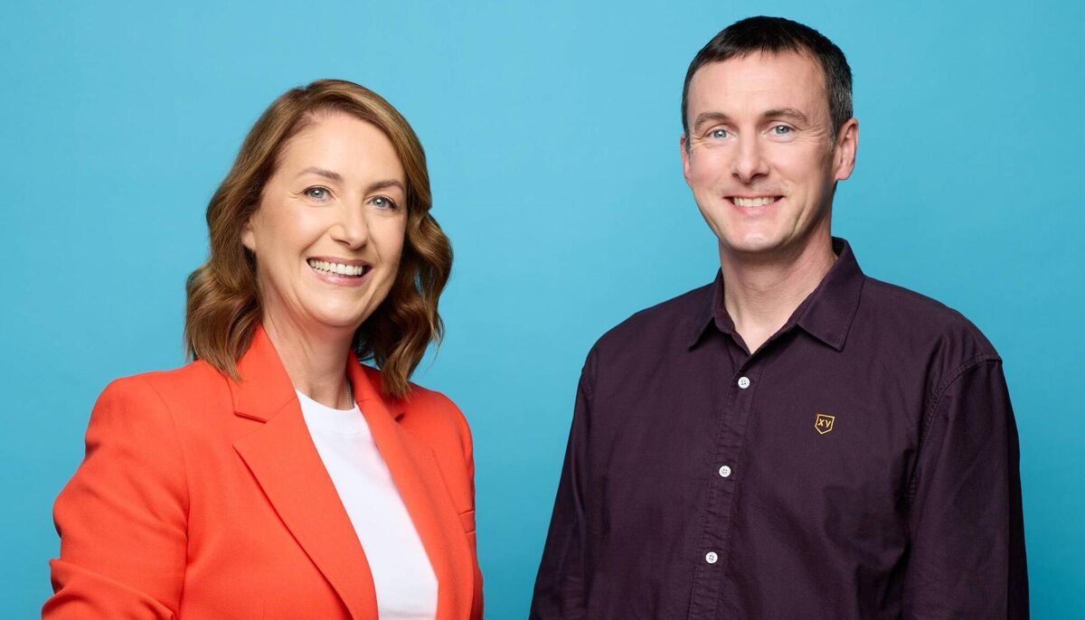 RTÉ Radio 1's Drivetime presenters Katie Hannon and Colm Ó'Mongáin.