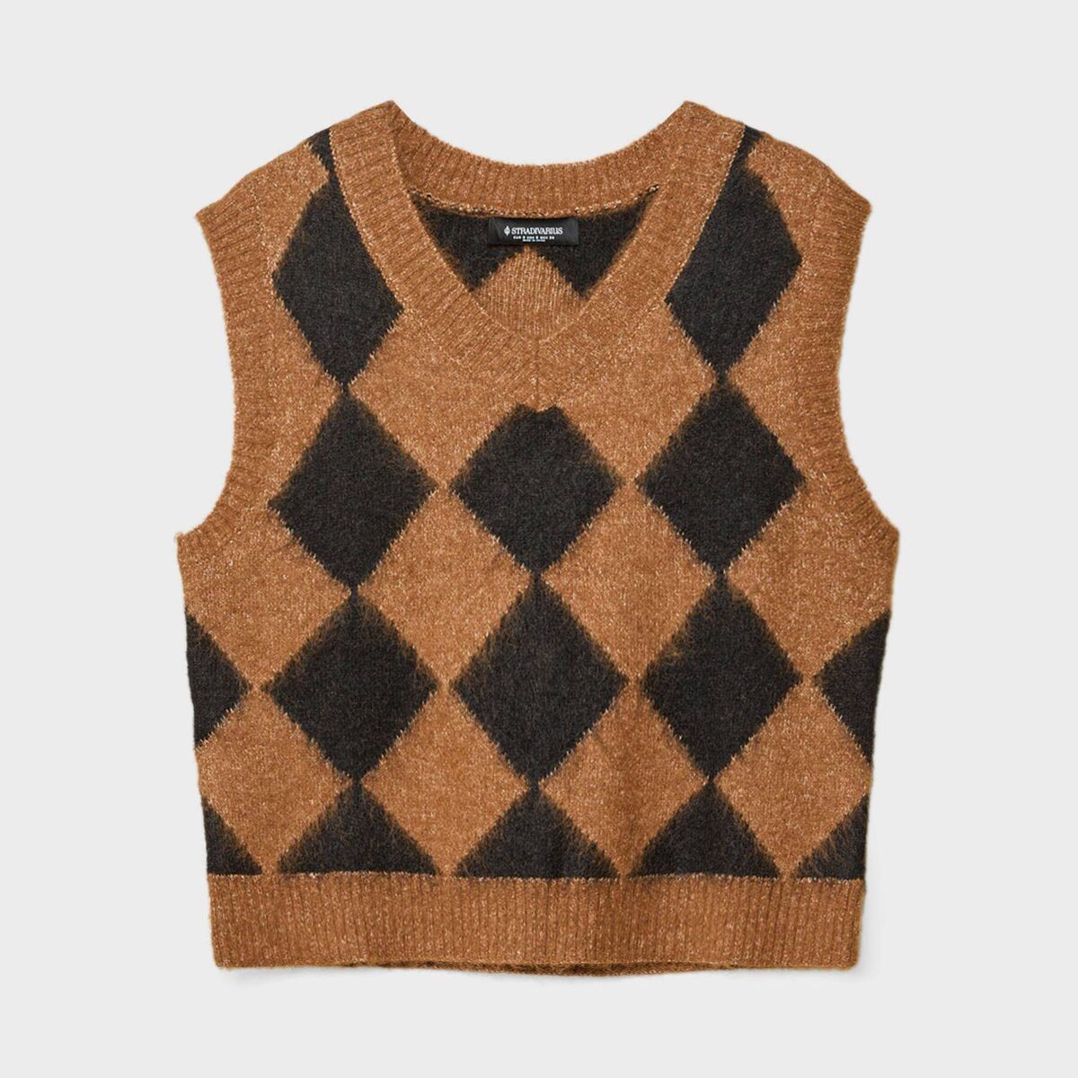 Argyle Sweater Vest, €25.99, Stradivarius