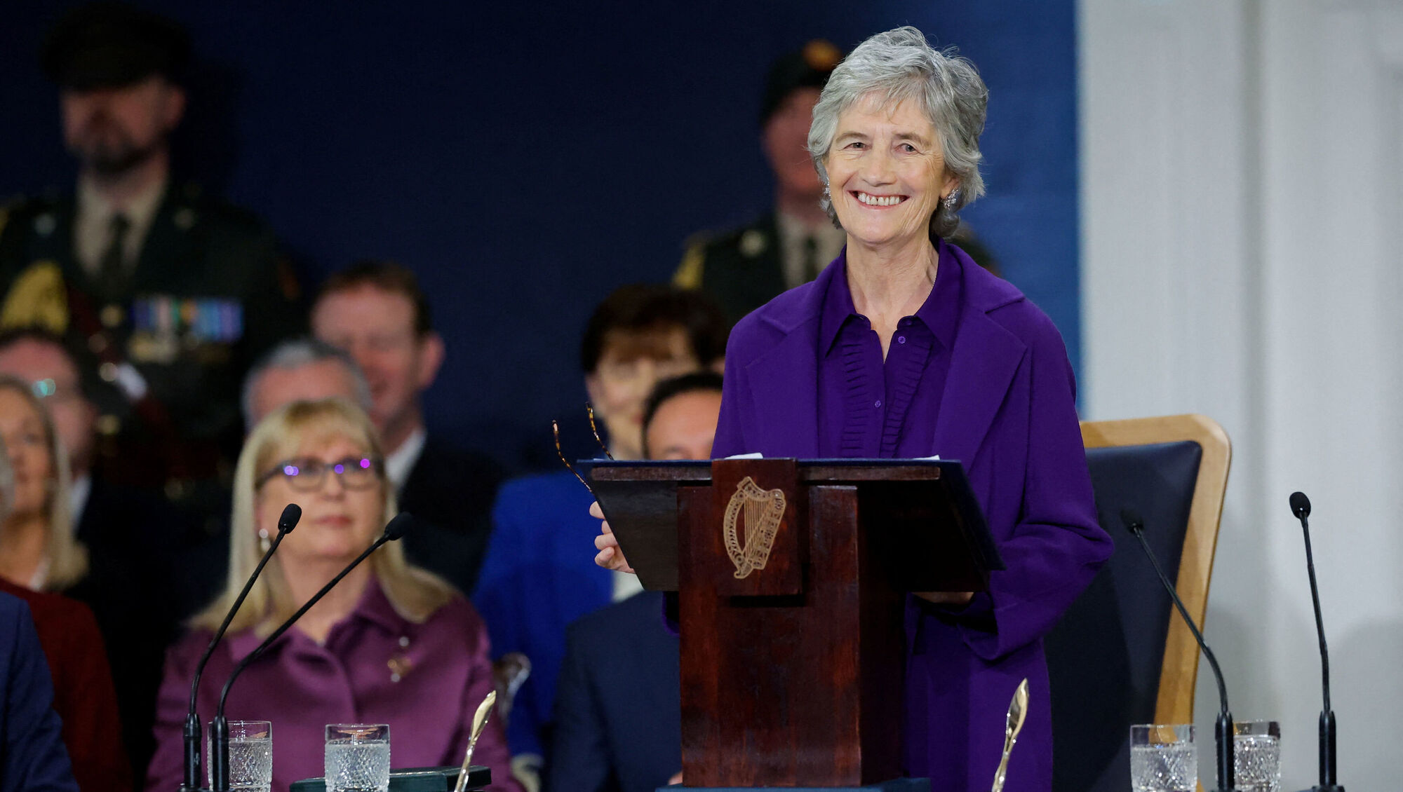 President Catherine Connolly vows to champion peace, equality and sustainability