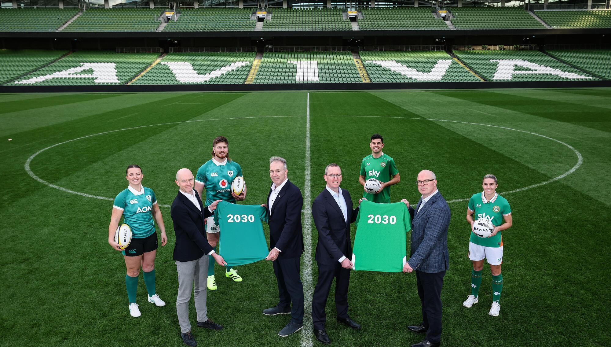 FAI and IRFU welcome partnership extension with Aviva Ireland