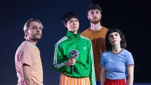 <p>The Mirror Stage: Kévin Coquelard, Diarmuid Armstrong, Bun Kobayashi, Carolina Wilkinson. Picture: Ste Murray</p>