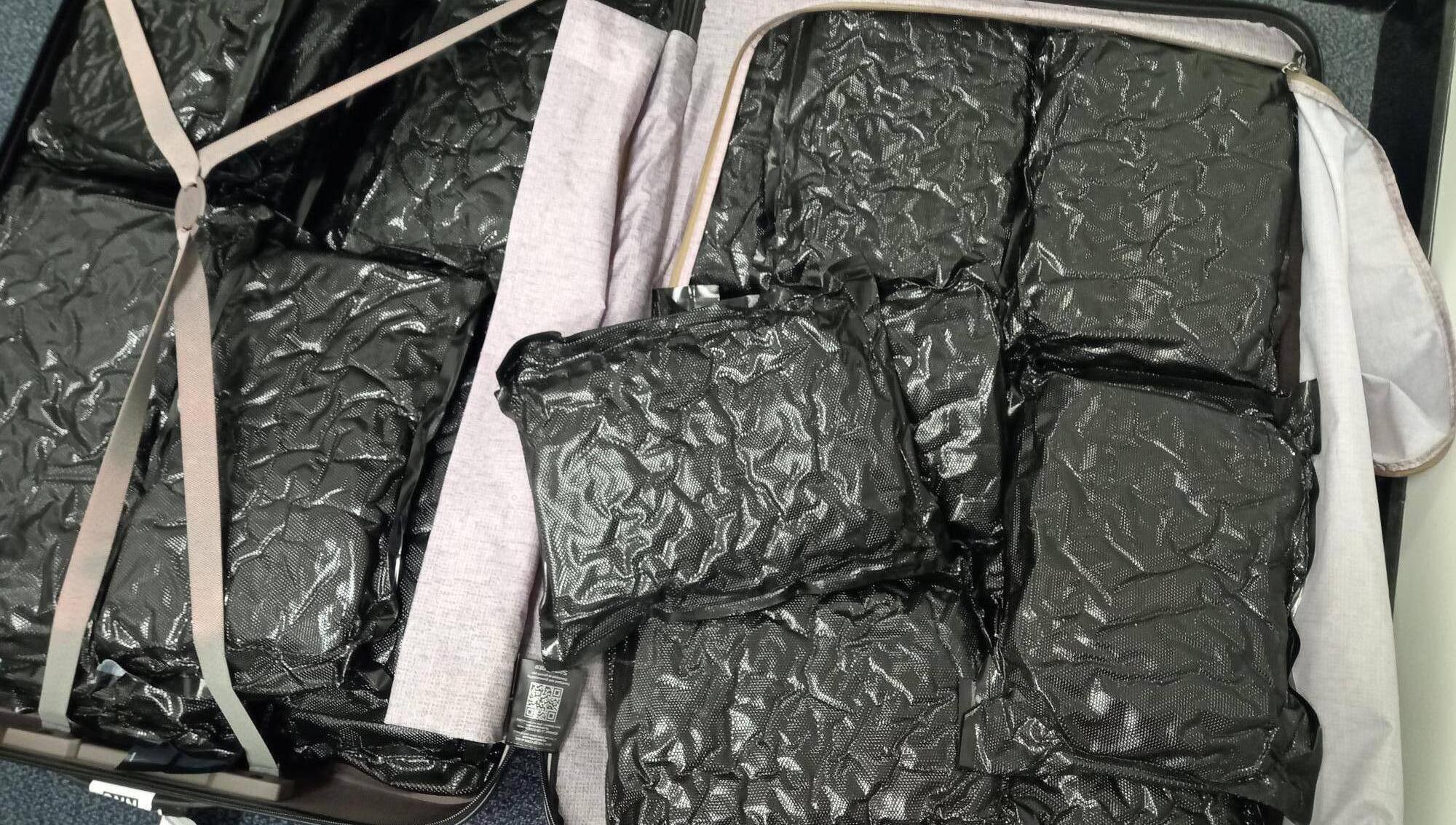The drugs seized at Shannon Airport on Wednesday. Picture: Garda Info