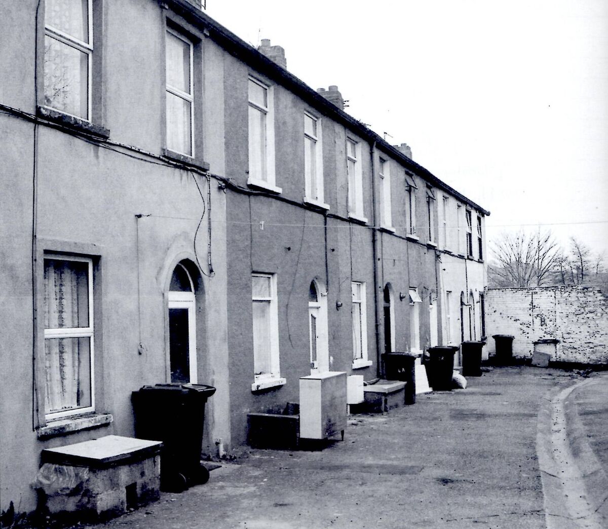 'Before' pic of Millfield Cottages, once home to mill workers. 'Before' pic of Millfield Cottages, once home to mill workers.Â