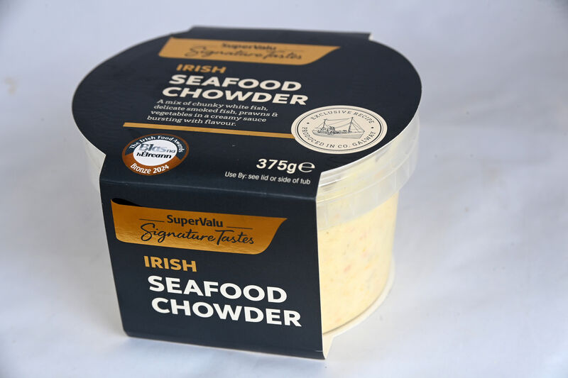 SuperValu Signature Tastes Irish Seafood chowder. Picture: Larry Cummins