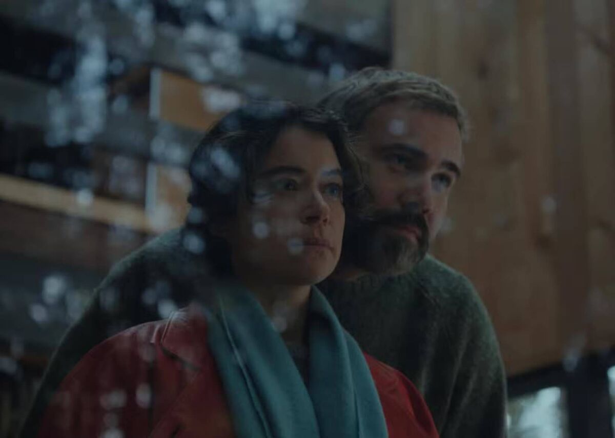 Tatiana Maslany and Rossif Sutherland in Keeper