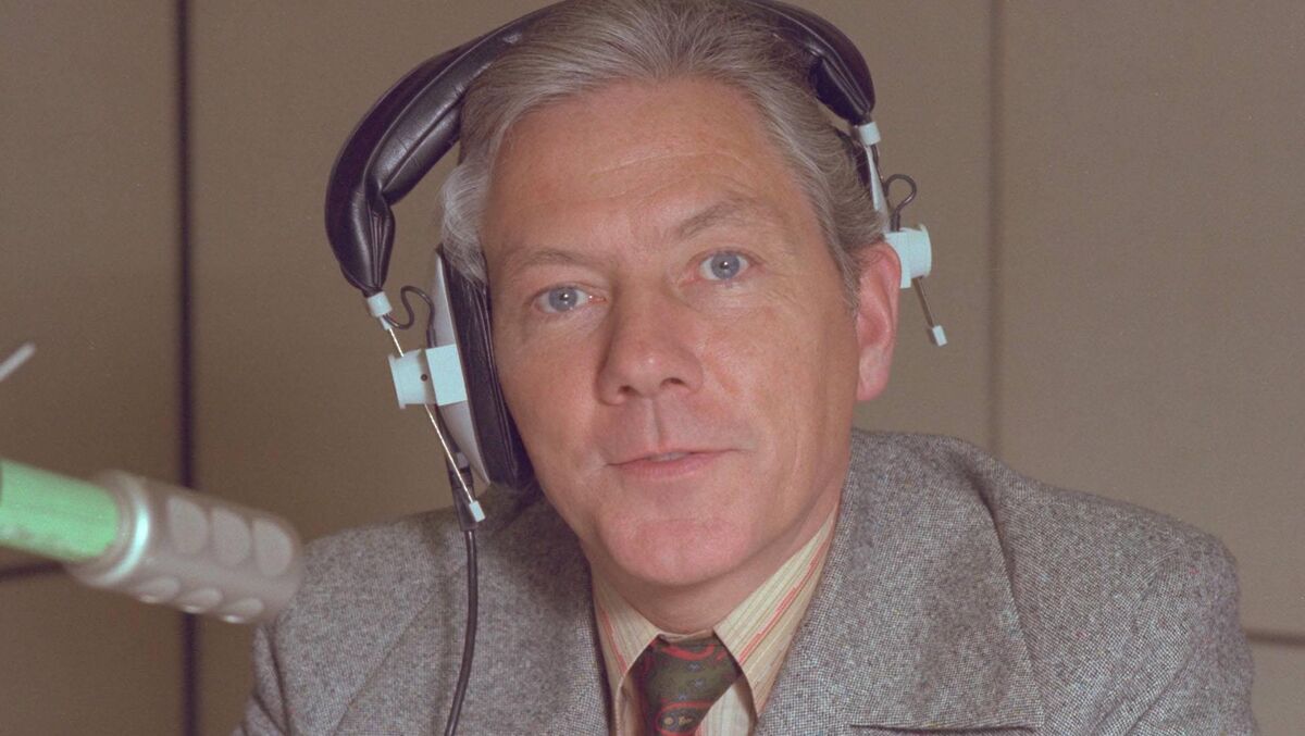 'They are words that have stayed with me' says Gareth O'Callaghan of Gay Byrne's welcome when he joined the legendary broadcaster's production team. Picture: RTÉ Archive